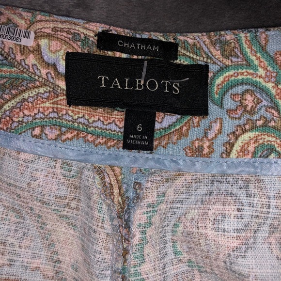 Paisley Pattered Slacks - Picture 3 of 4
